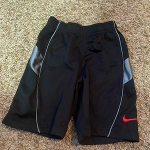 Nike Boys Medium Size 6 Black Athletic Shorts